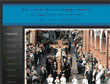 Tablet Screenshot of karfreitagsprozession.de
